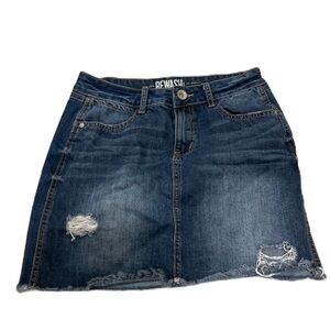 Rewash Women’s Blue A-Line Mini Skirt Sz. 3/26
